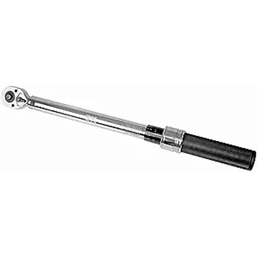 SK Tools 77100 Micrometer Adjustable Torque Wrench, 3/8″ Drive, 10 – 100 ft lb