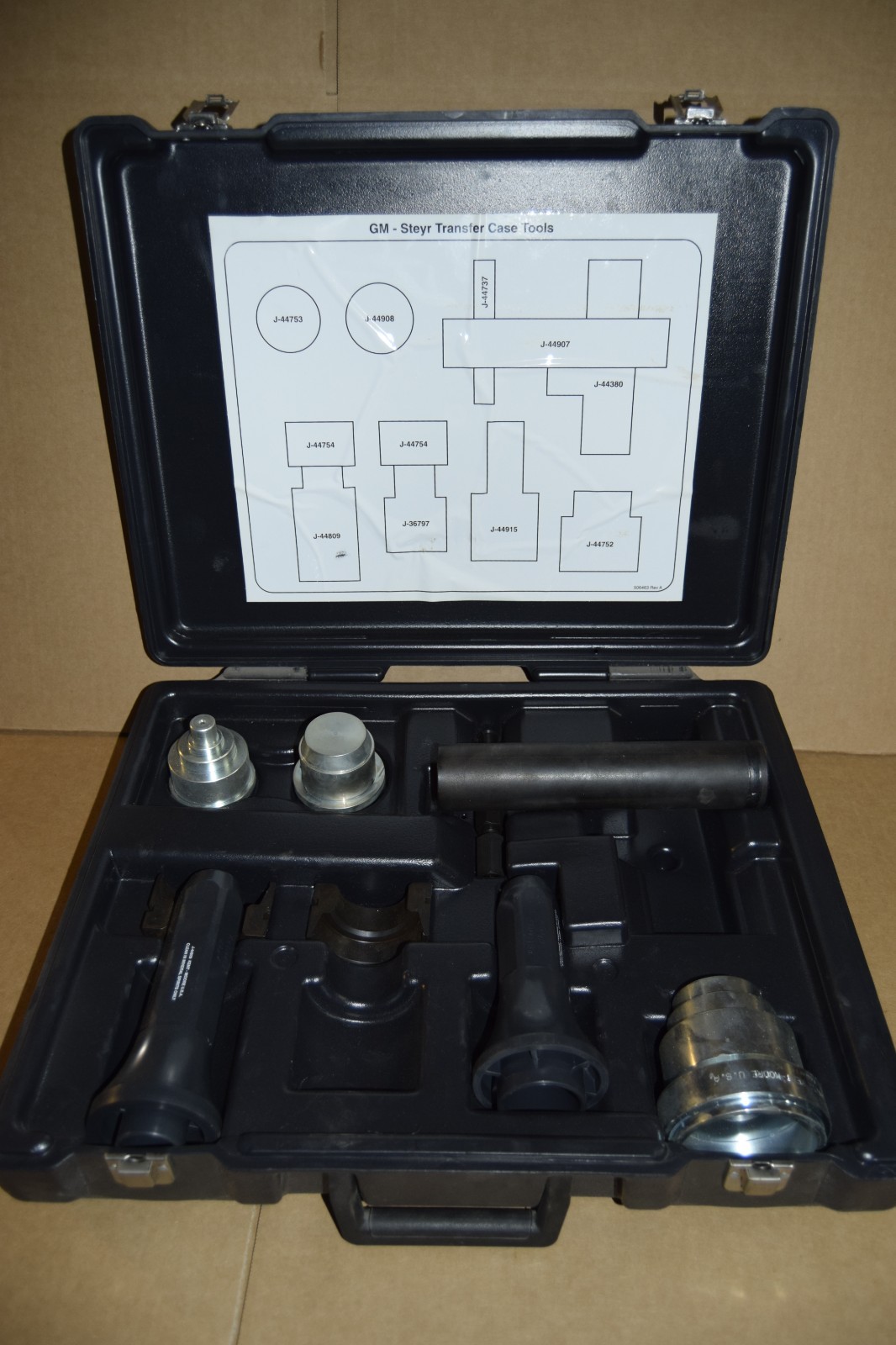KentMoore GM/Steyr Transfer Case Tool Lot J-44753 J-44908 J-44809 J-36797 etc