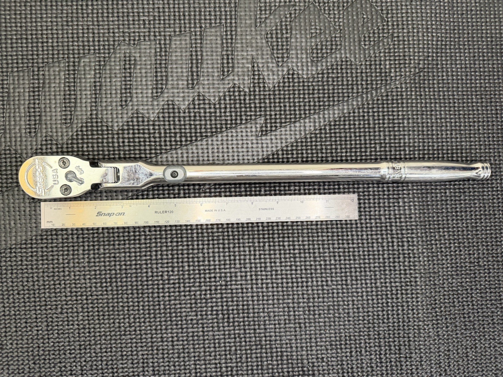 Snap-On ½» Drive Dual 80 17-5/8″ Long Flex Head Lockable Ratchet USA🇺🇸 – SX80A