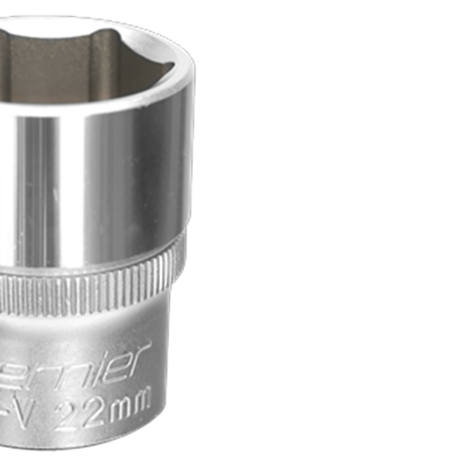 Sealey WallDrive Socket 22mm 1/2″Sq Drive Chrome Vanadium Steel