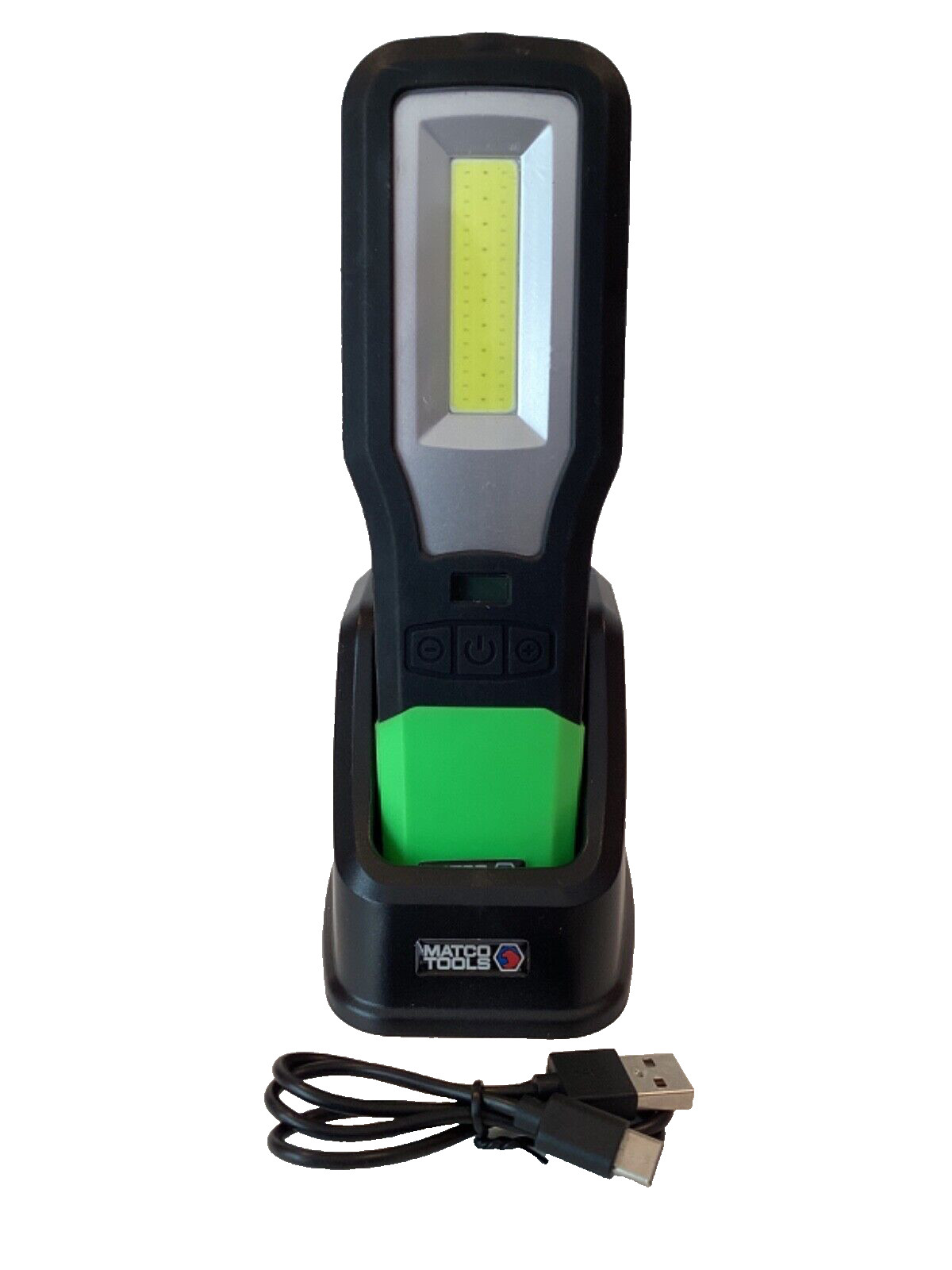 Matco Tools 550 Lumen Cordless Work lite Snap In Pivot Base UV And Red Lite MINT