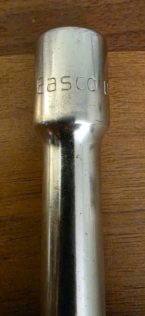Vintage Easco 731210 1/2″ Drive 10″ Socket Extension Bar USA Mechanics Tool