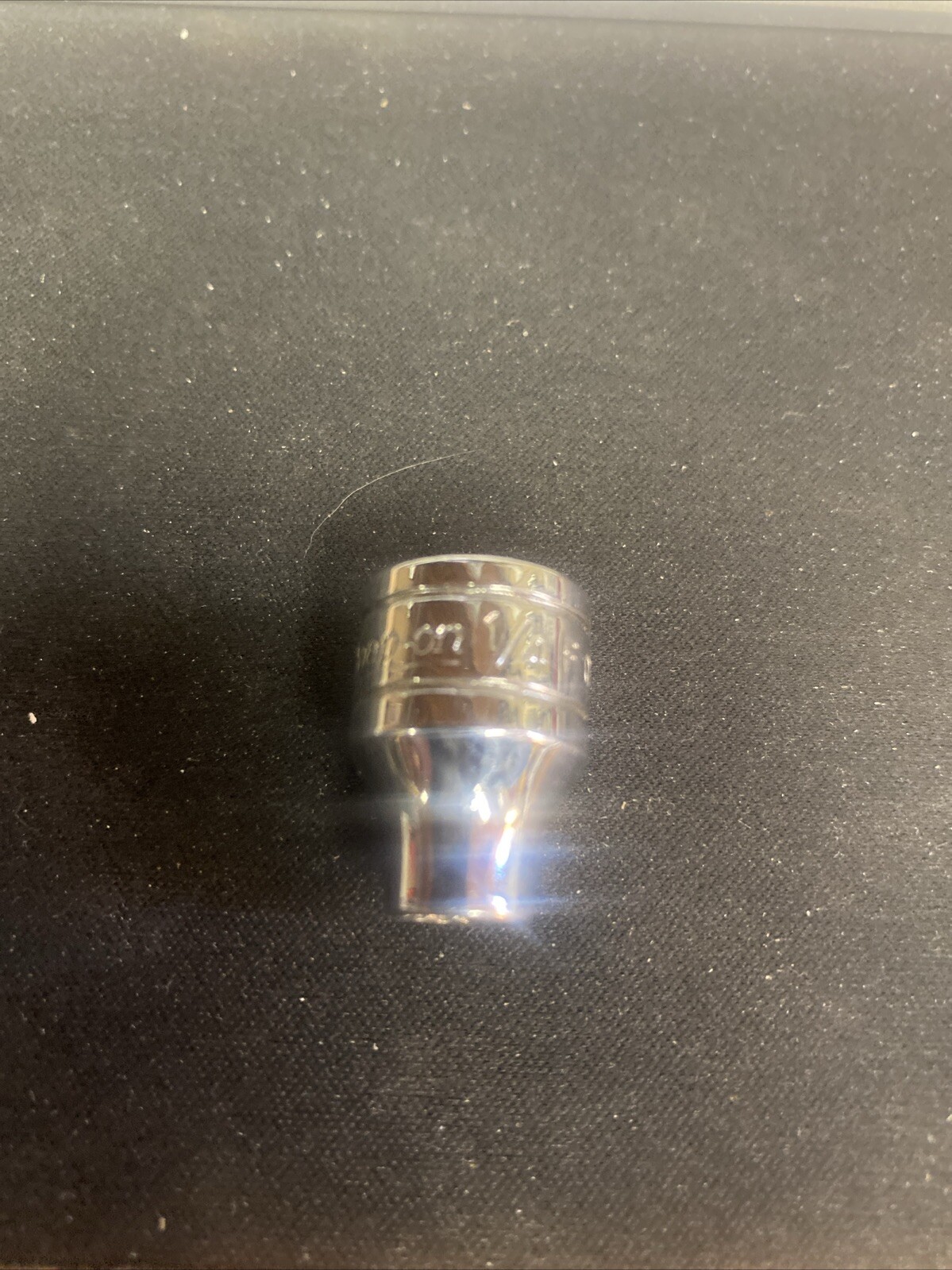 Snap-On Tools F081, 3/8″ Drive 1/4″ SAE 12 Point Shallow Socket, USA