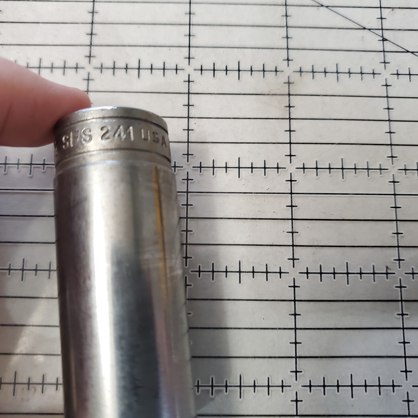 SNAP-ON TOOLS 3/8″ DRIVE 3/4″ DEEP 6 POINT SOCKET – MADE IN USA – SAE – SFS241