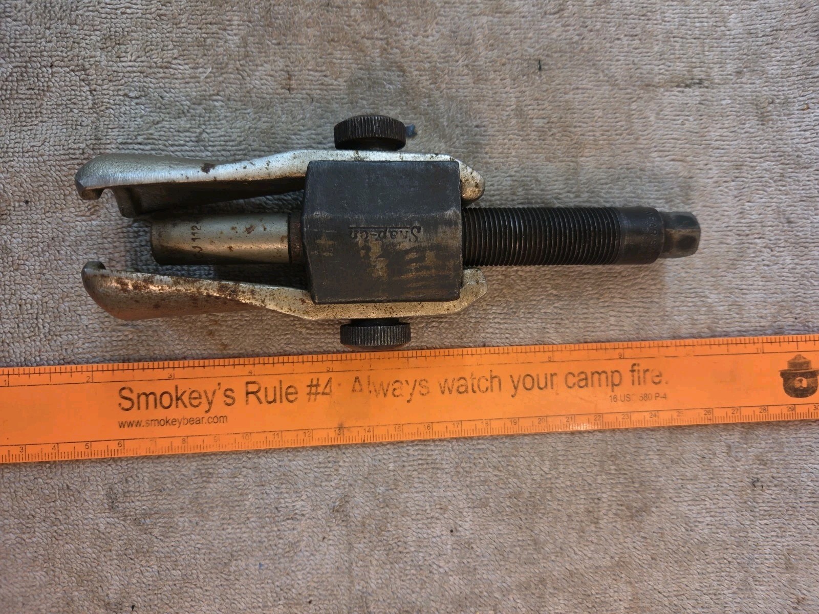 Snap On CJ 112-3 Power Steering & Alternator Puller with CJ 83-3 Pressure Screw