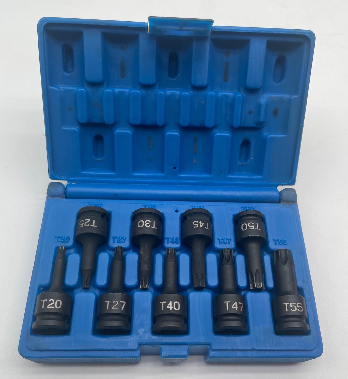 Grey Pneumatic 1200T 3/8″ Drive 9 Piece Internal Star Impact Driver Socket Set