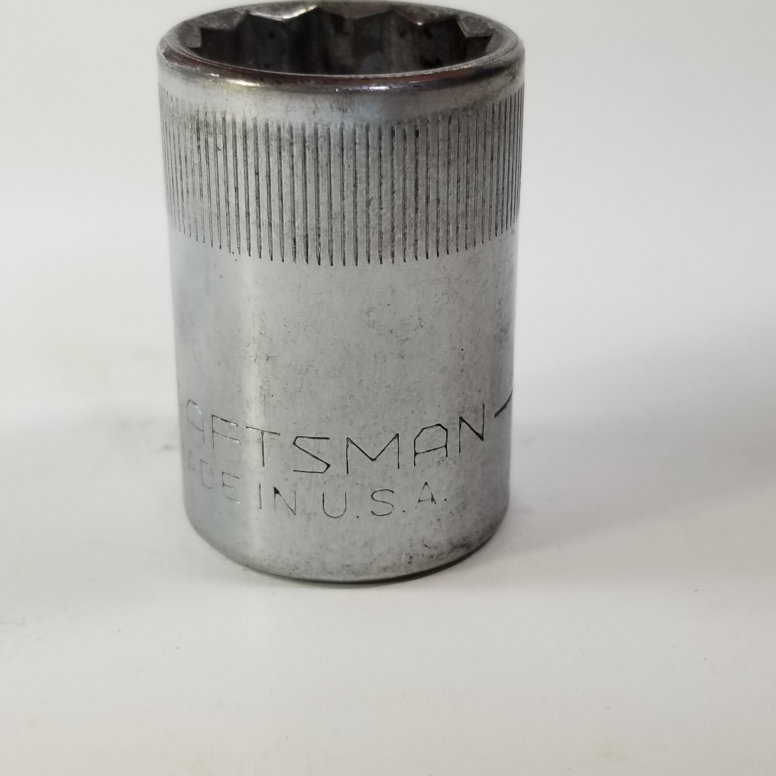 Craftsman USA 19mm 12 Point 1/2″ Drive Socket 44238 -VV- Series Knurled