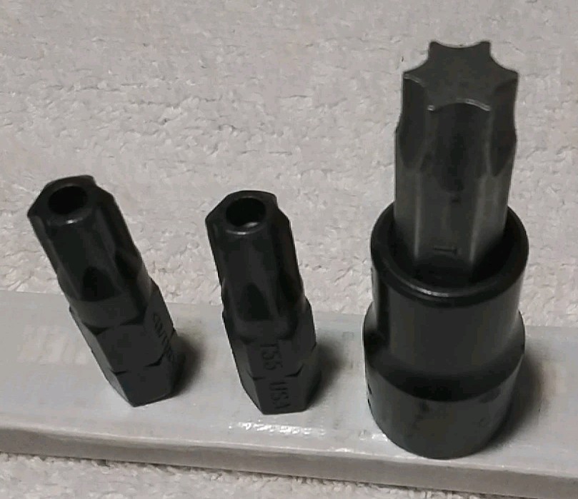 4pc CAL-VAN #1171/2″ DRIVE ADAPTER TORX T-55 SECURITY &T-55 USA 🇺🇸