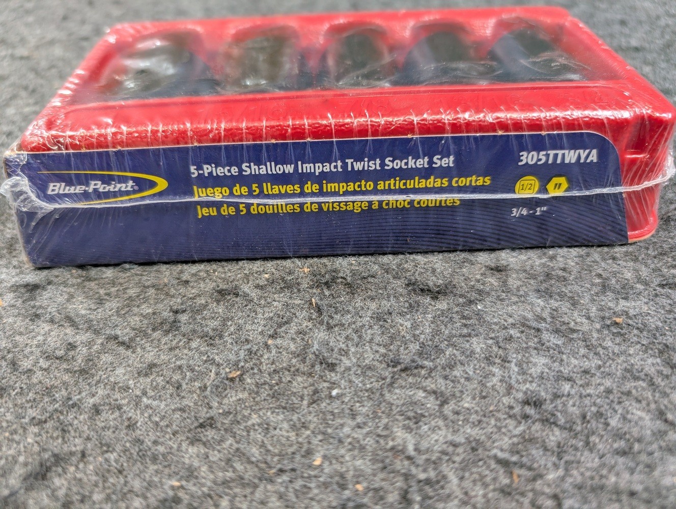 Blue-Point 5pcs Shallow Impact Twist Socket Set 305TWYA (461457)