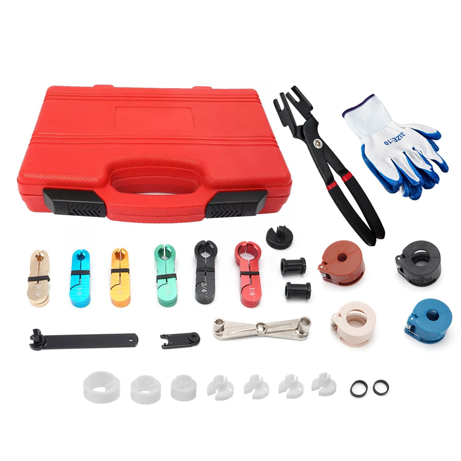 28 In 1 Master Quick Disconnect Tool Kit for AC Fuel Line & Transmission Systems