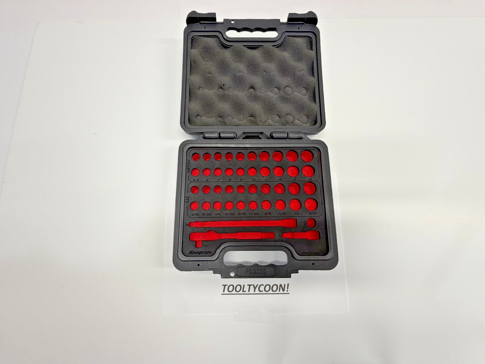 Snap-on Tools NEW 44pc 1/4″ Drive General Service Set CASE & FOAM ONLY 144TMPBFR