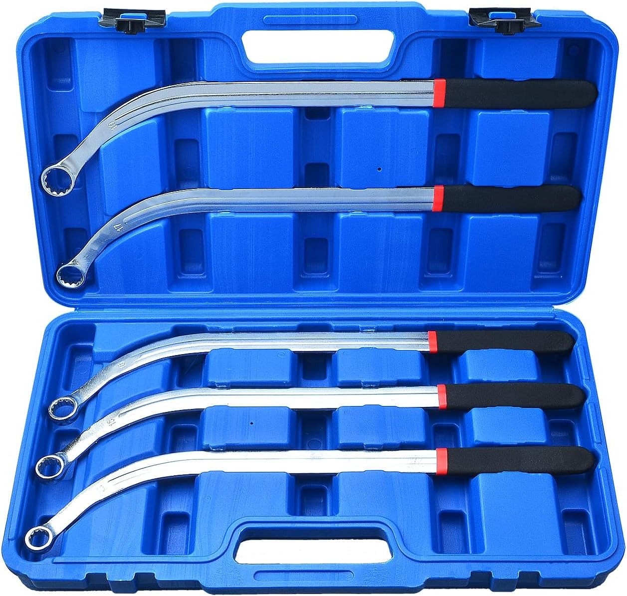 12 Point 5PC Serpentine Belt Wrench Tool Set for 13-19 mm Timing Belt Removal