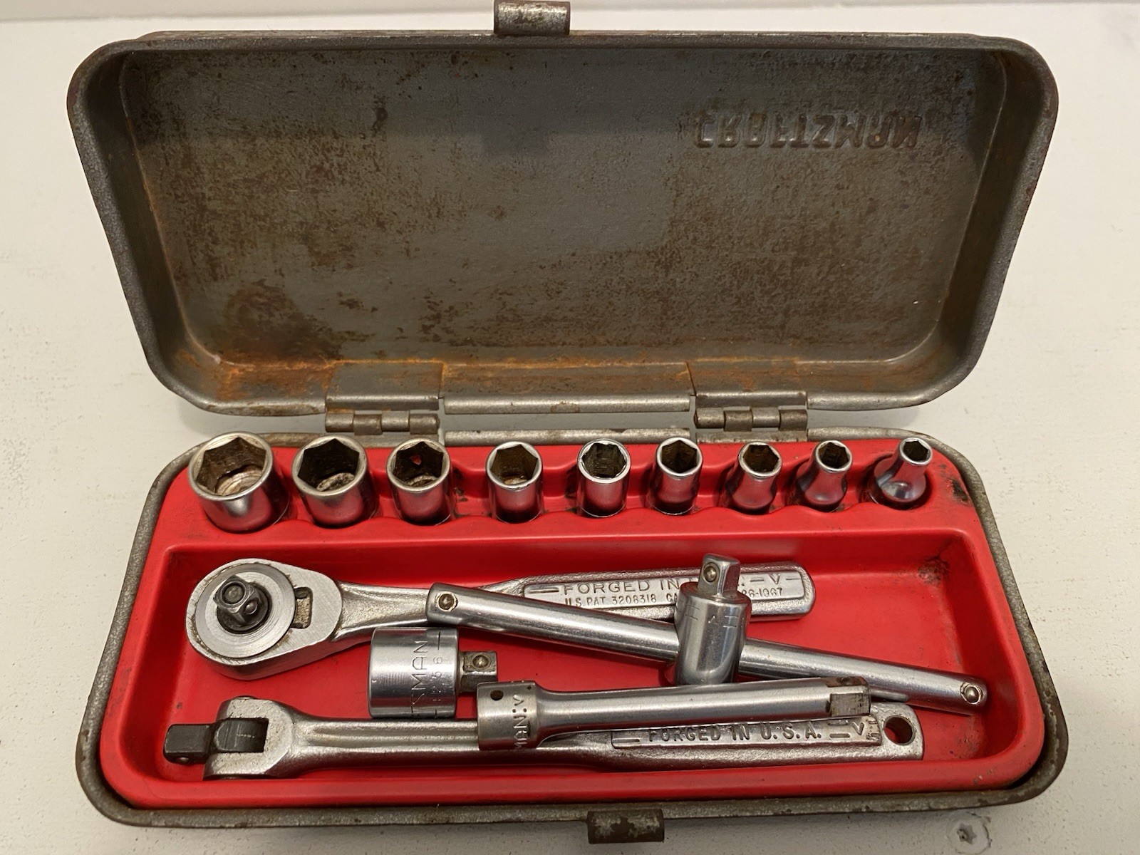Vintage Craftsman 1/4”-Drive 14pc Socket Ratchet Set