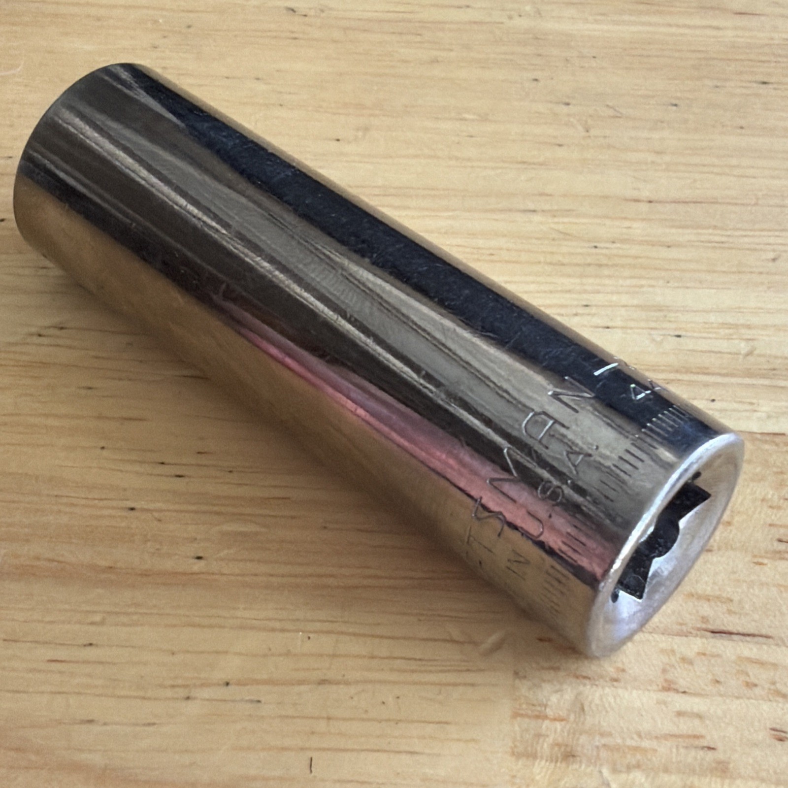 Craftsman Tools 14mm Deep Socket 3/8″ Drive 6 Point G2 Series 44431 Made in USA