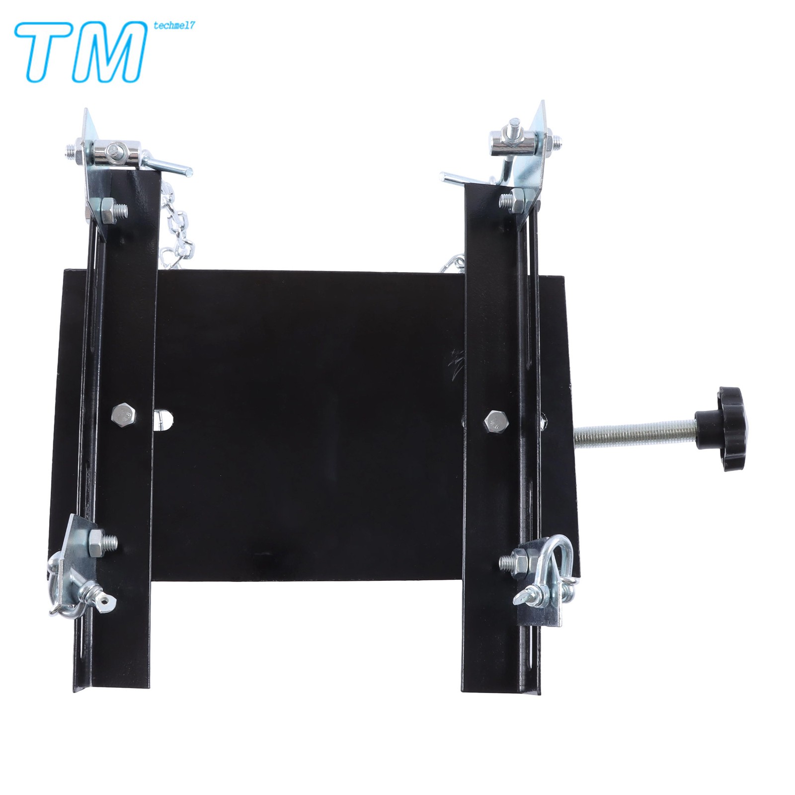 1100lbs Capacity 1/2 Ton Transmission Floor Jack Adapter For Repair Tool Black