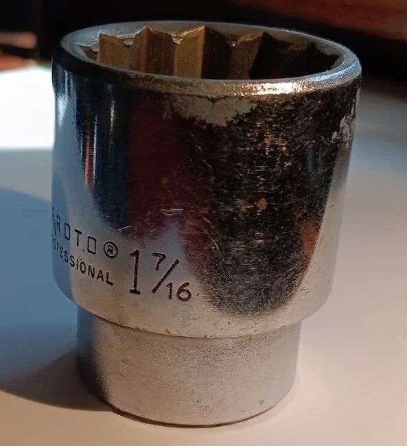 Proto Professional Tools 5546 1-7/16″ Socket 3/4″ Drive 12 Point