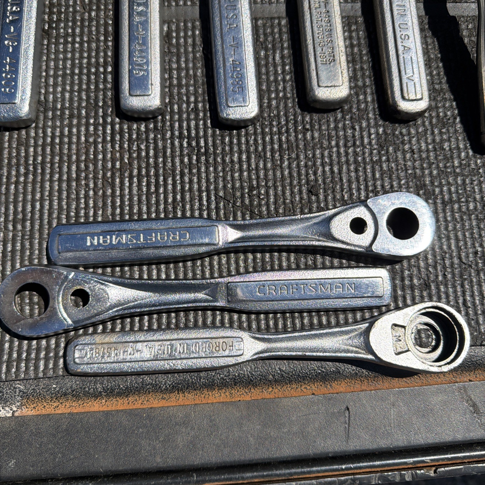 22 Sears Craftsman USA 9 New 13 Used Ratchet Bodies Only No Guts 1/2” 44809 3/8”