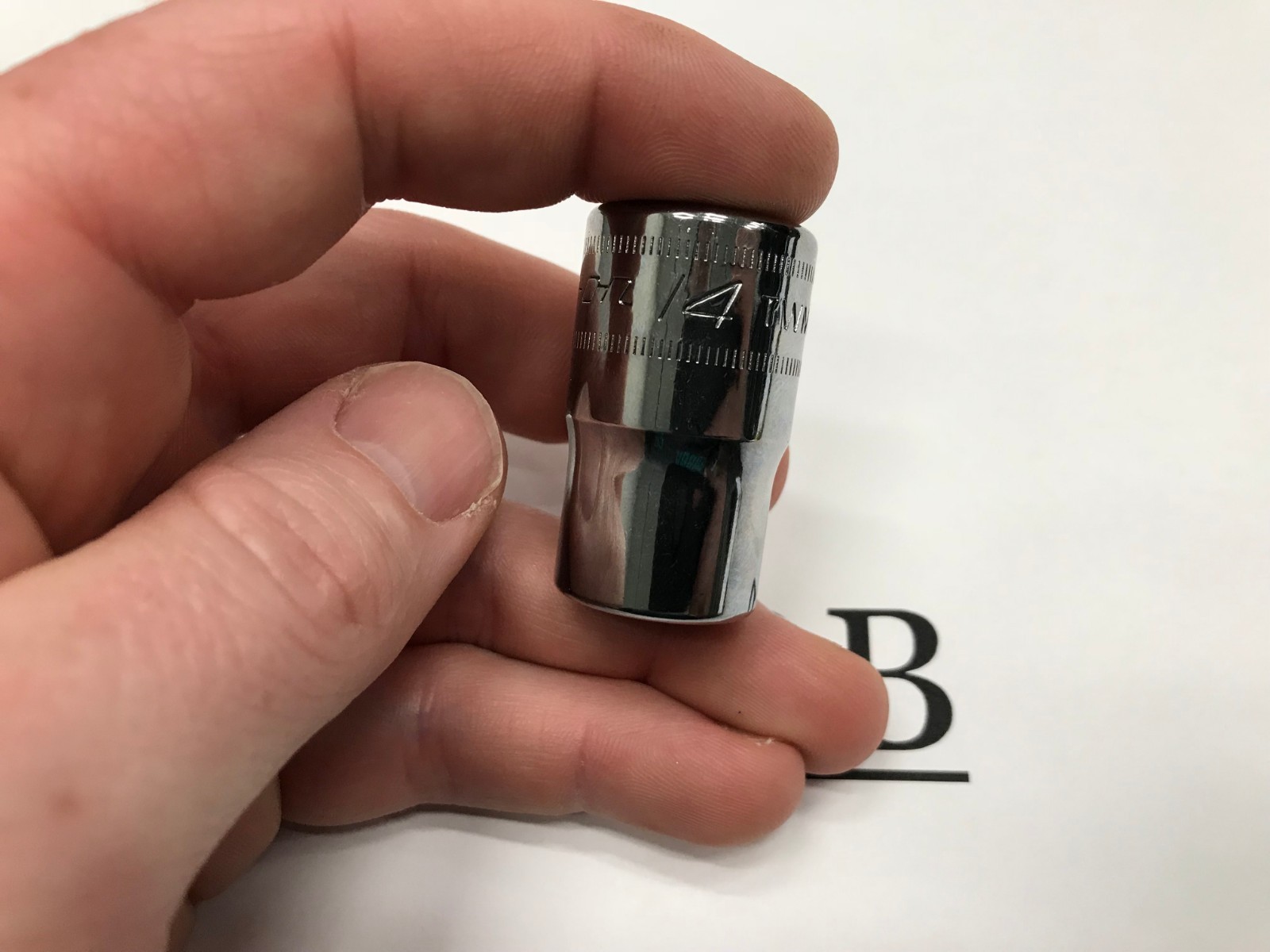Snap-on Tools USA NEW 1/2″ Drive 14mm Metric Shallow 6PT Chrome Socket TWM14A