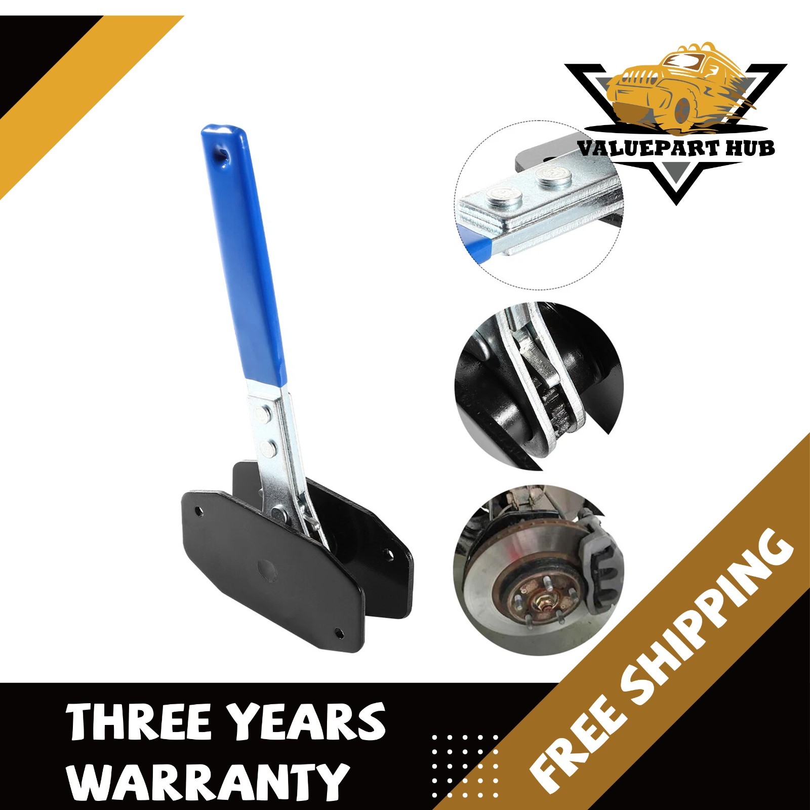 Car Ratchet Brake Piston Wrench Spreader Caliper Pad Install Tool Press Portable