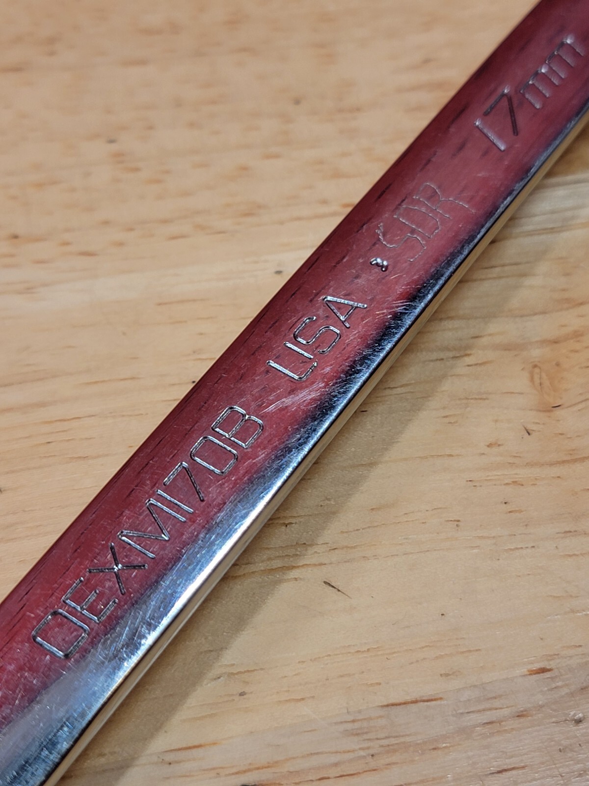 Snap-on 17mm Metric OEXM170B 12-Point Combination Wrench Chrome USA See Details