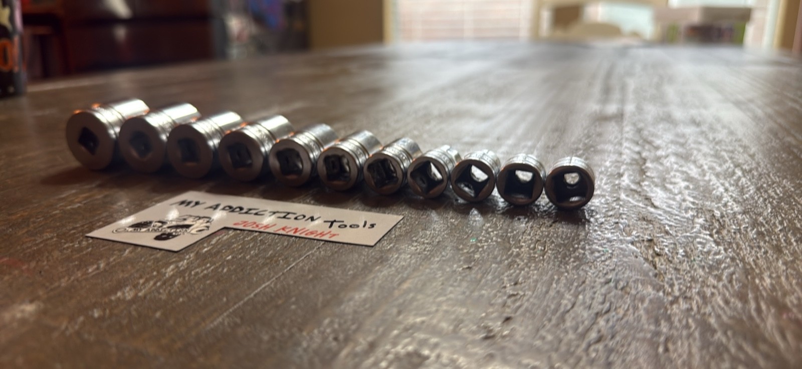 Snap on F series 3/8” drive shallow 12pt socket set no owner markings on sockets