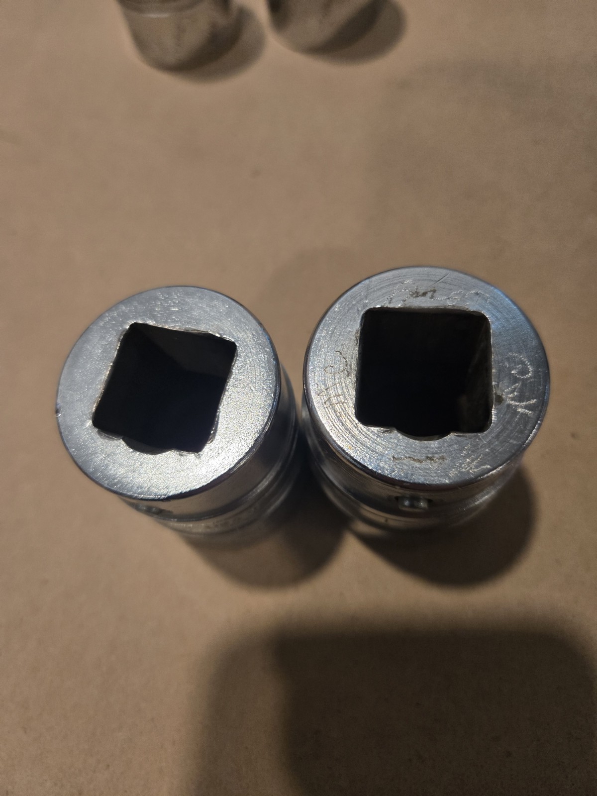 Snap On 3/4″ Drive 7/8″-1-3/16″ 12PT SAE Shallow Chrome Sockets USA Lot Of 6