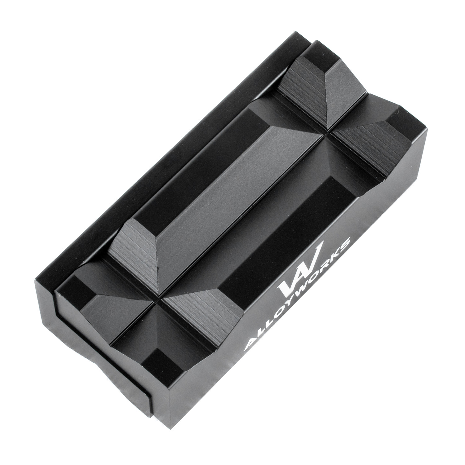 Black Universal Aluminum Magnetic Billet Vise Jaws Fitment for AN Fittings 20990