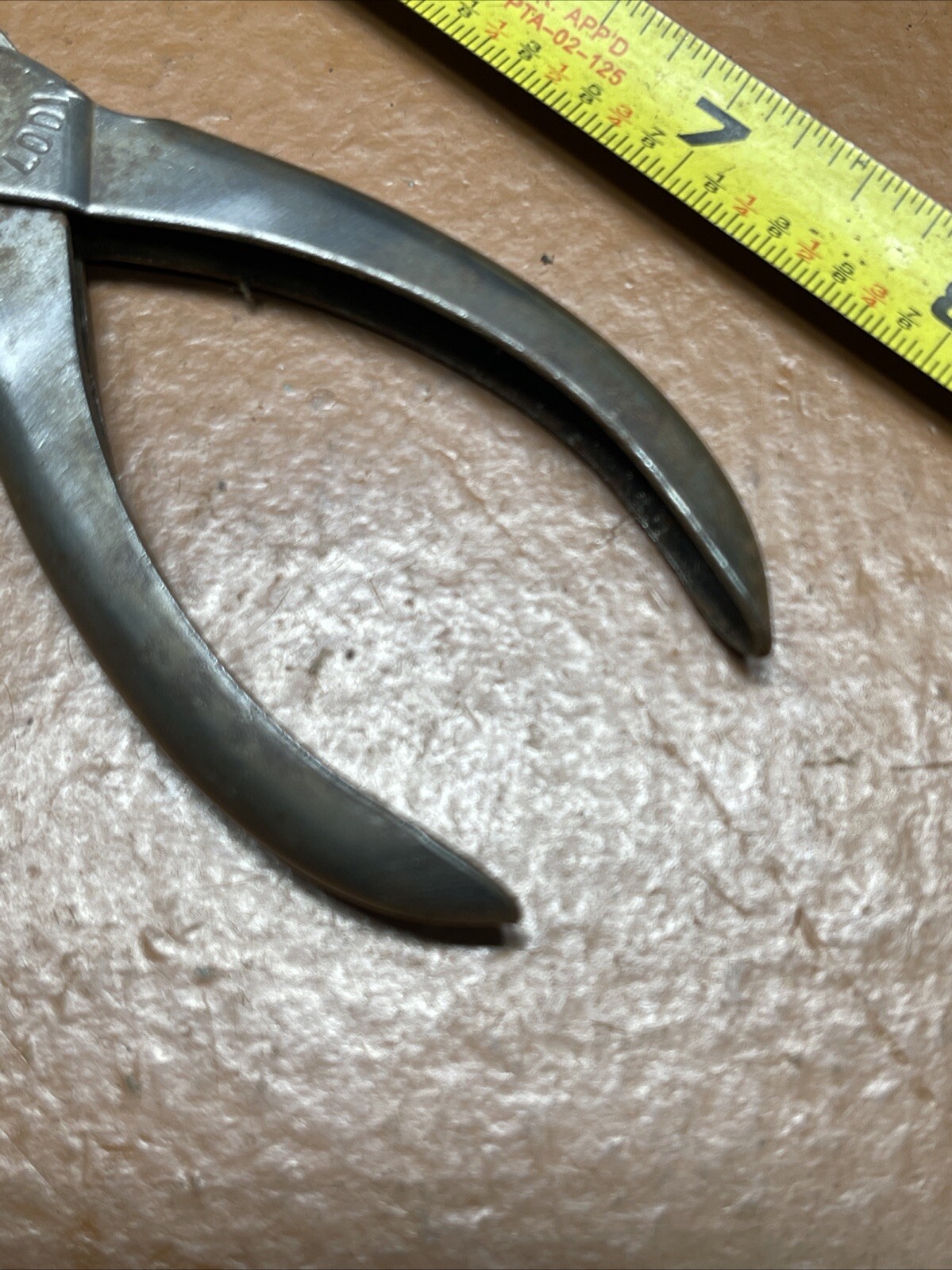 Vintage Lodi USA 4 1/2 In Inch Long Duck Bill Pliers Working Pat 1894 & 1900