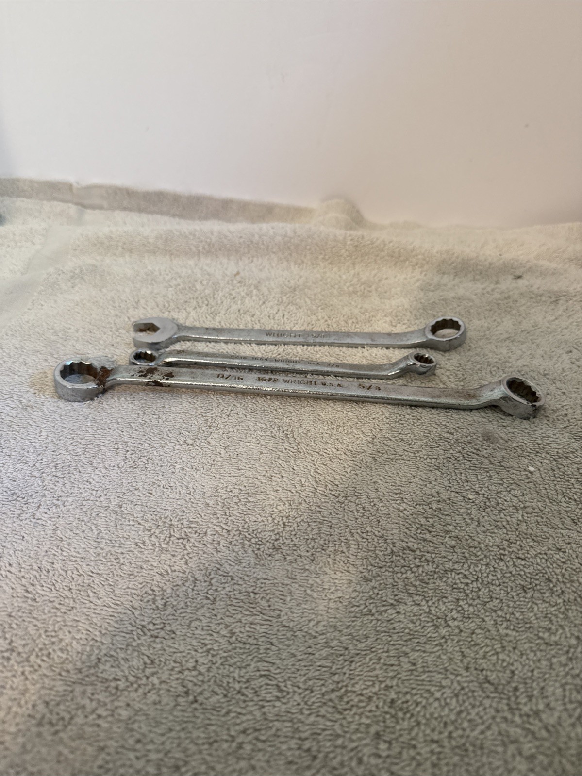 Lot Of Wright Tool Wrenches 2 Box 11/16, 5/8 & 7/16, 3/8 1 Combo 5/8 SAE USA