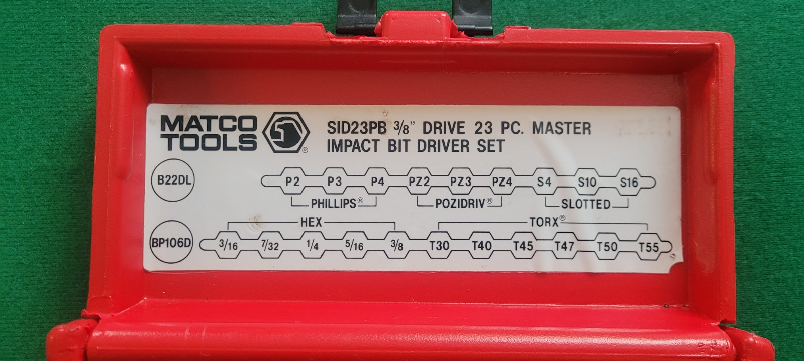 Matco 3/8″ Drive 23pc Master Impact Driver Set