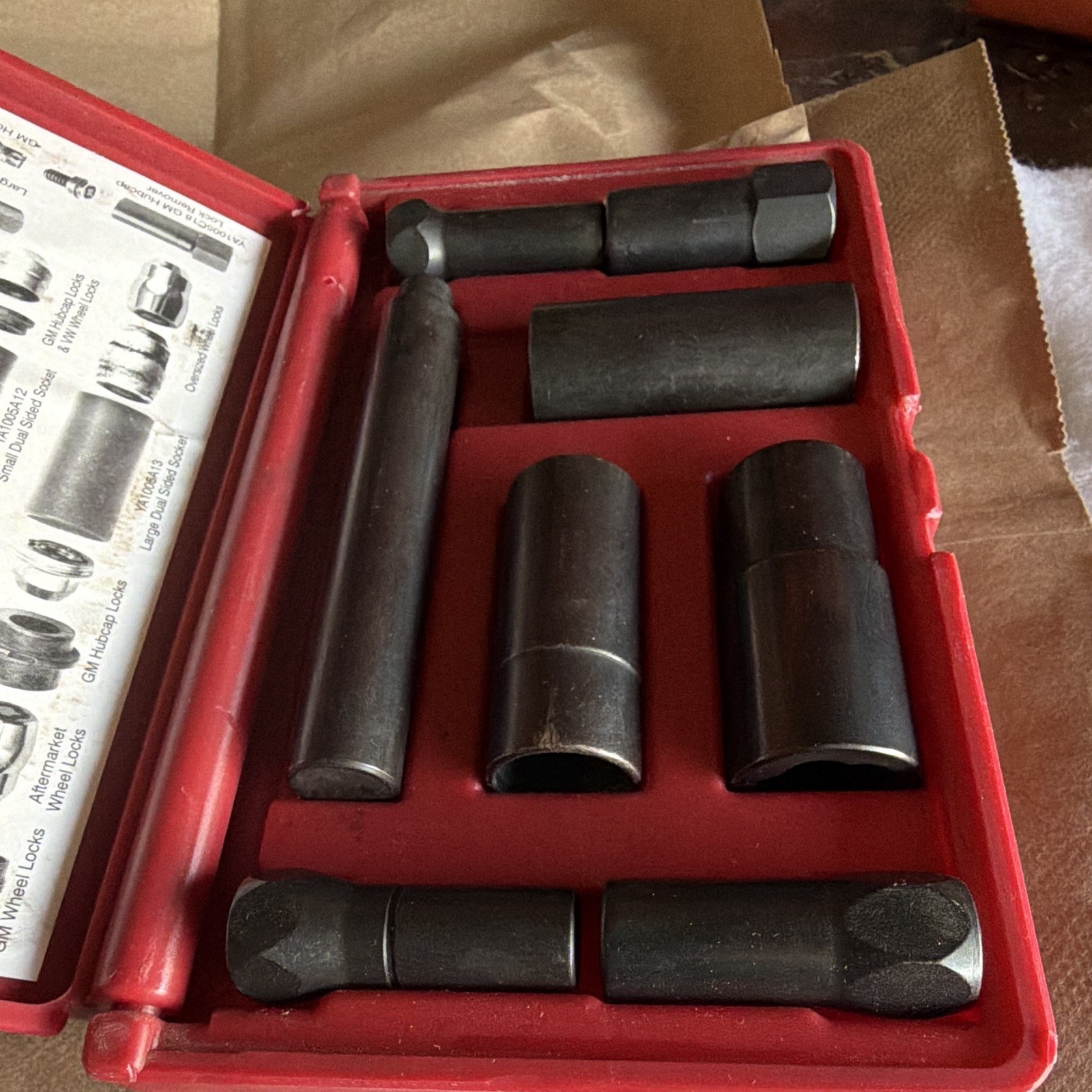 Blue-Point YA1005C Deluxe Hubcap & Wheel Lock Removal Kit – 100% COMPLETE