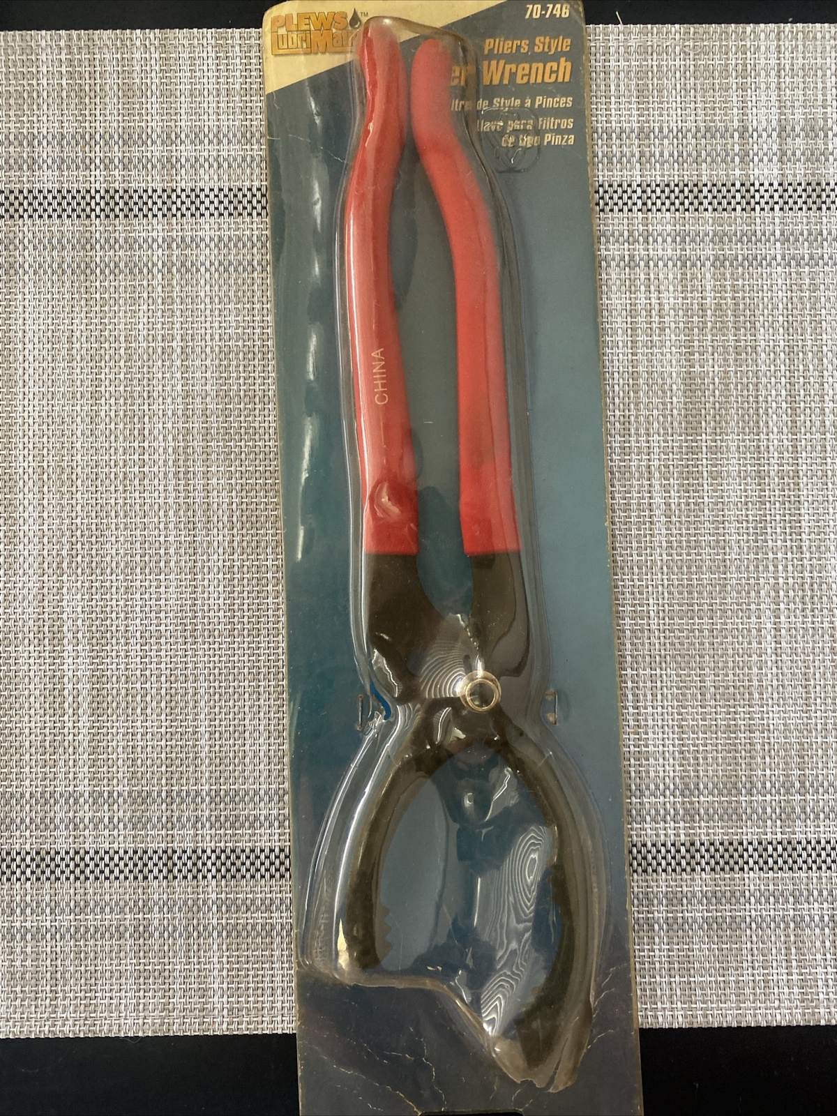 Plews 70-746 Pliers Style Filter Wrench with Comfort Vinyl Grips BA5