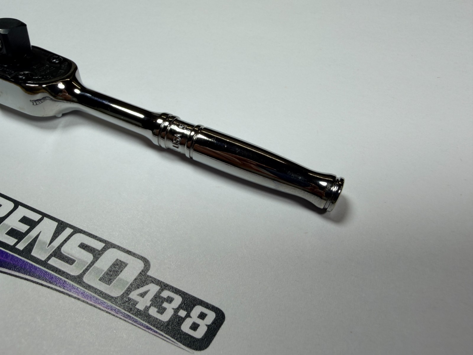 Snap-on Tools USA NEW 3/8″ Drive Compact Chrome Fixed Head Ratchet FC72