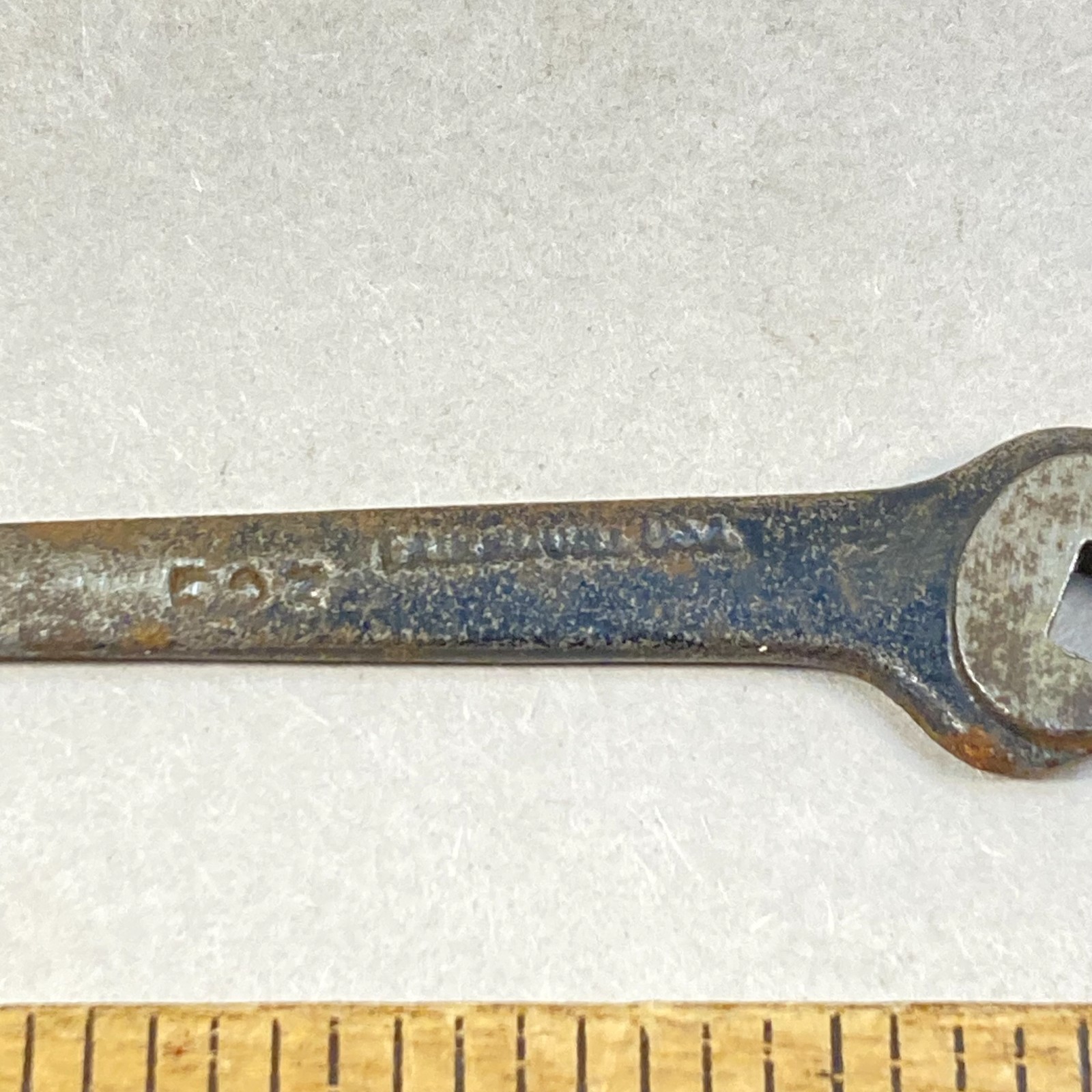 Vintage Fairmount 1/4″-3/16″ Wrench Engineer Square Nut Open End #523 USA