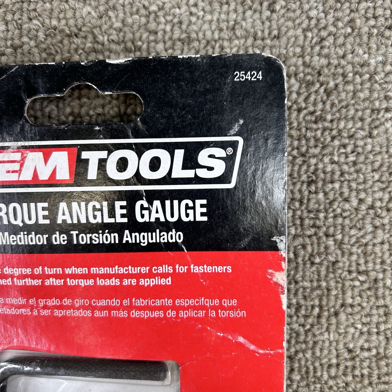 OEM Tools 25424 Torque Angle Gauge 1/2″ Drive Silver New in Package