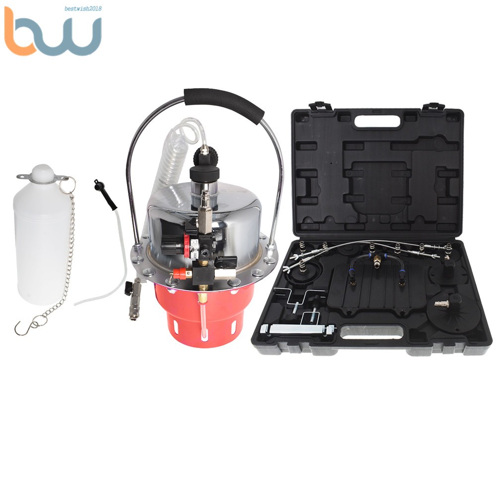 Portable Pneumatic Air Pressure Kit Brake & Clutch Bleeder Valve System 4.5 CFM’