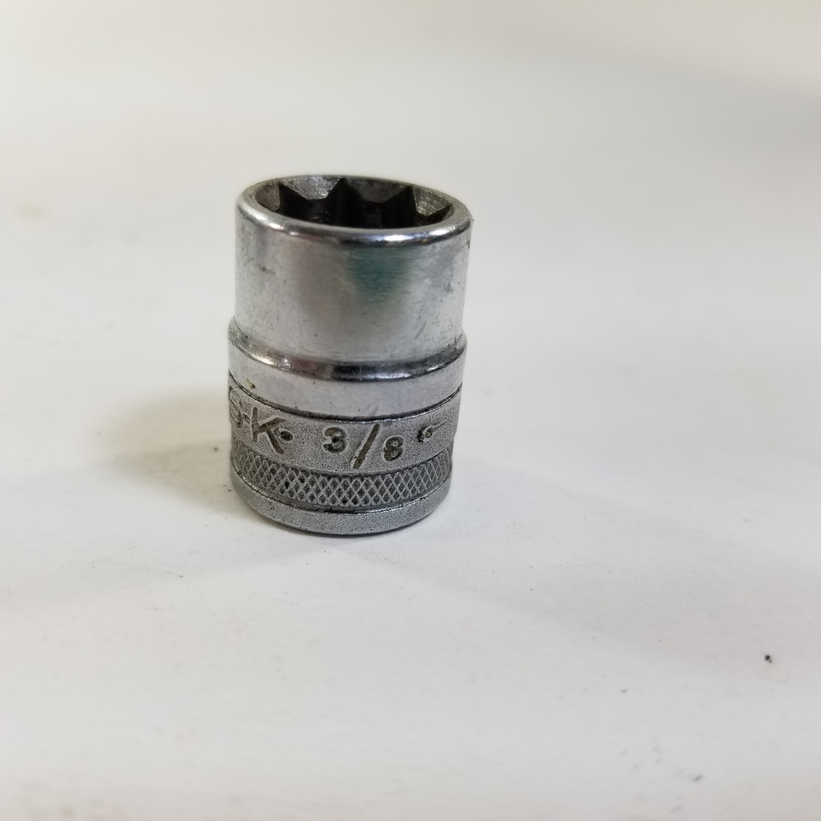 S-K 40901 3/8” Knurled Socket 8-Point Double Square, 1/4″ Drive