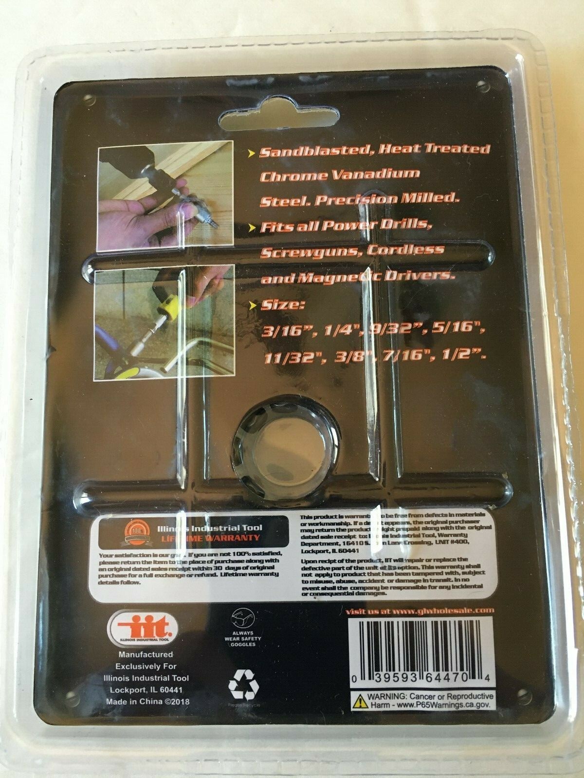Nut setter 8 Piece Set: