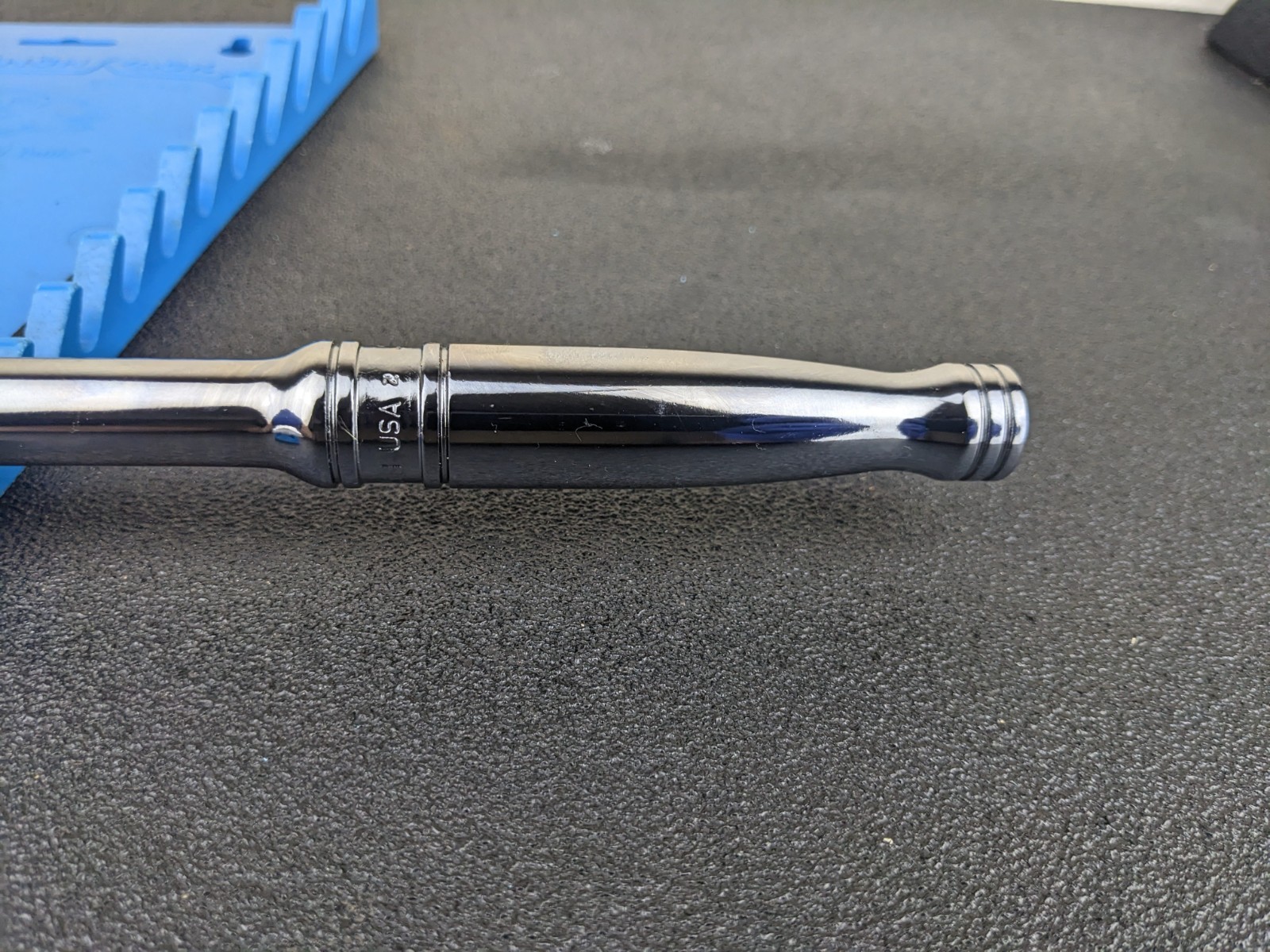 #bo271 Snap-on Tools USA NEW 1/2″ Drive 15″ Long Handle Chrome Breaker Bar SN15B