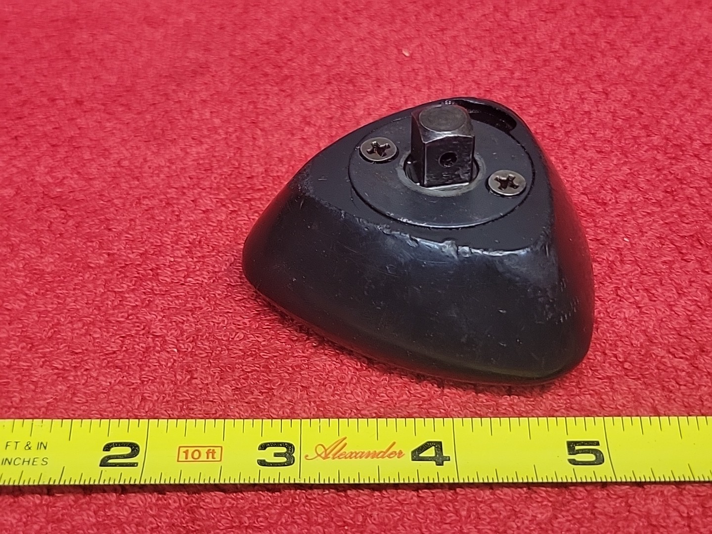 Snap On Tools 3/8″ Drive Black Grip Palm Ratchet F714 Vtg USA 🇺🇸