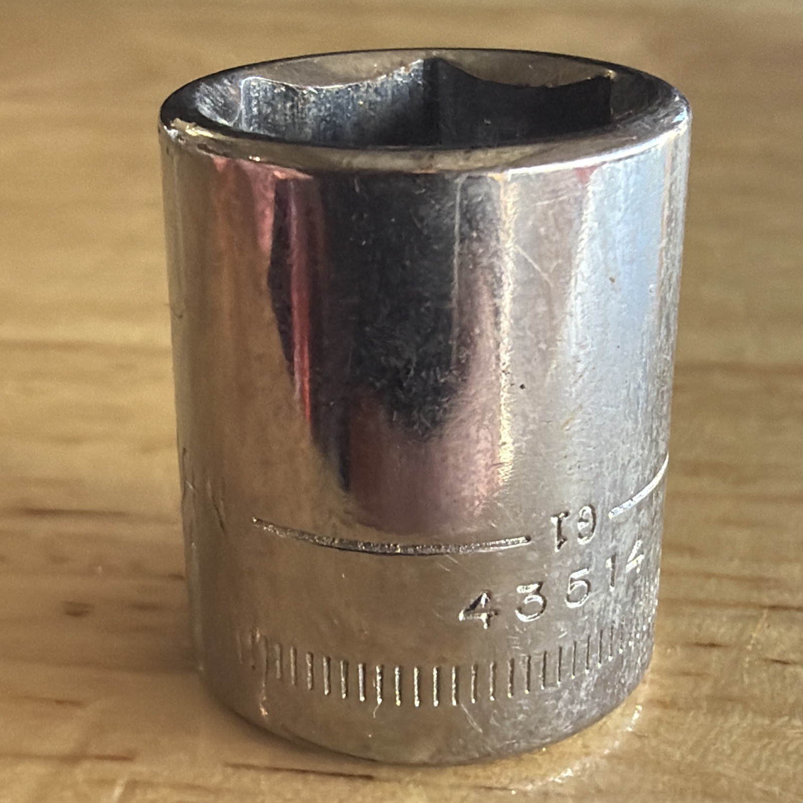 Craftsman 13mm Shallow Socket 1/4″ Drive 6 Point Inverted G1 Series 43514 USA