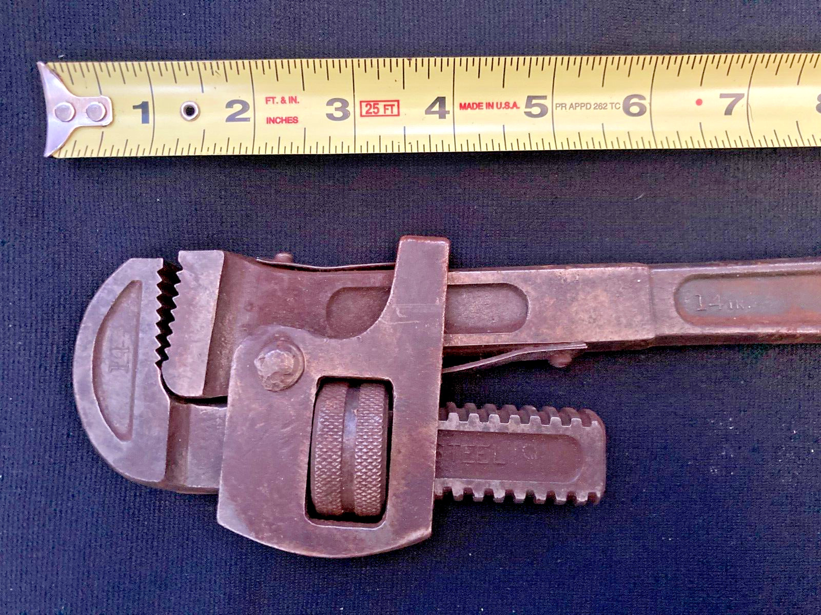P & C 1814 14″ Drop Forged Steel Adjustable Wrench