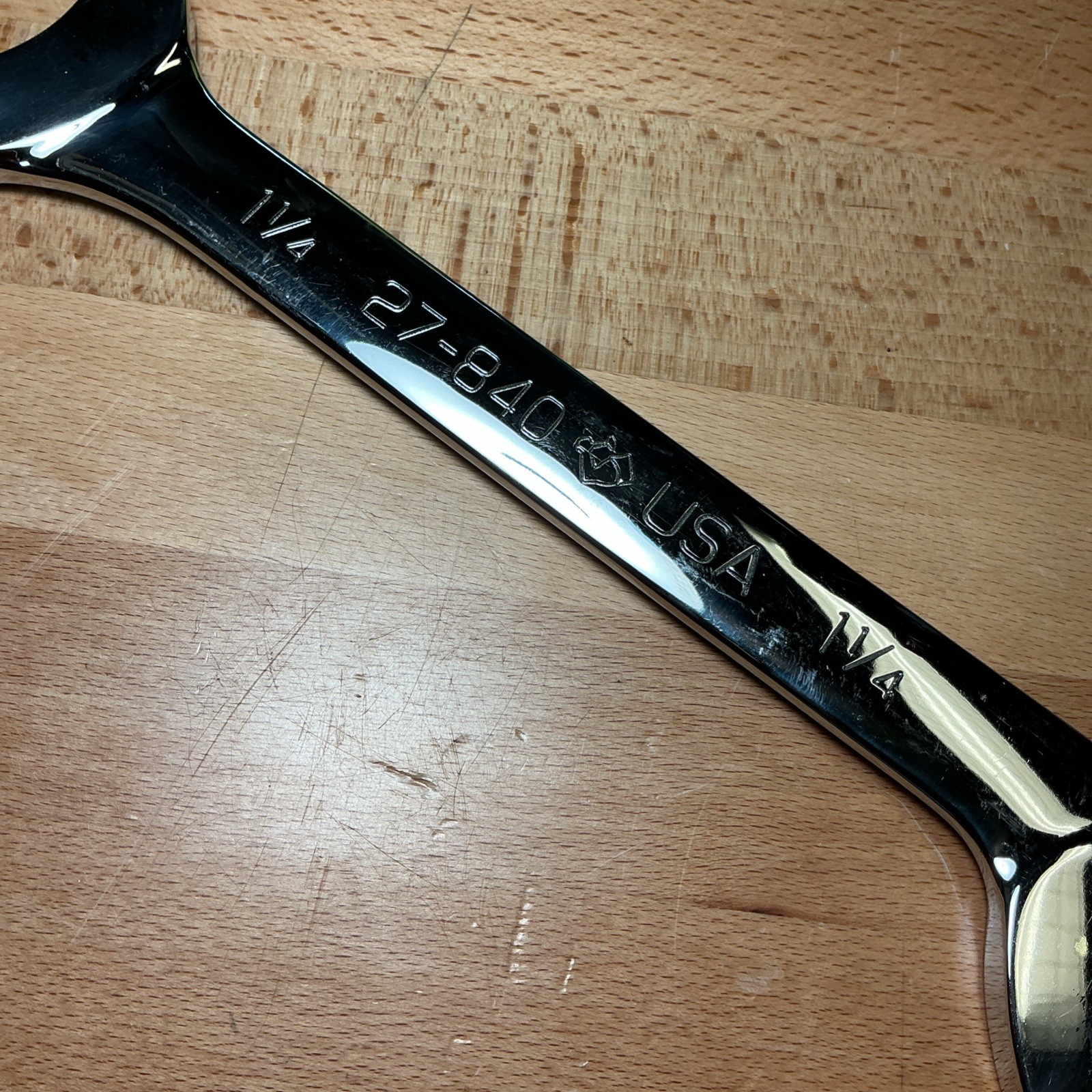 Armstrong Tools 27-840 USA 1-1/16″ SAE Full Polish Four Way Open Angle Wrench