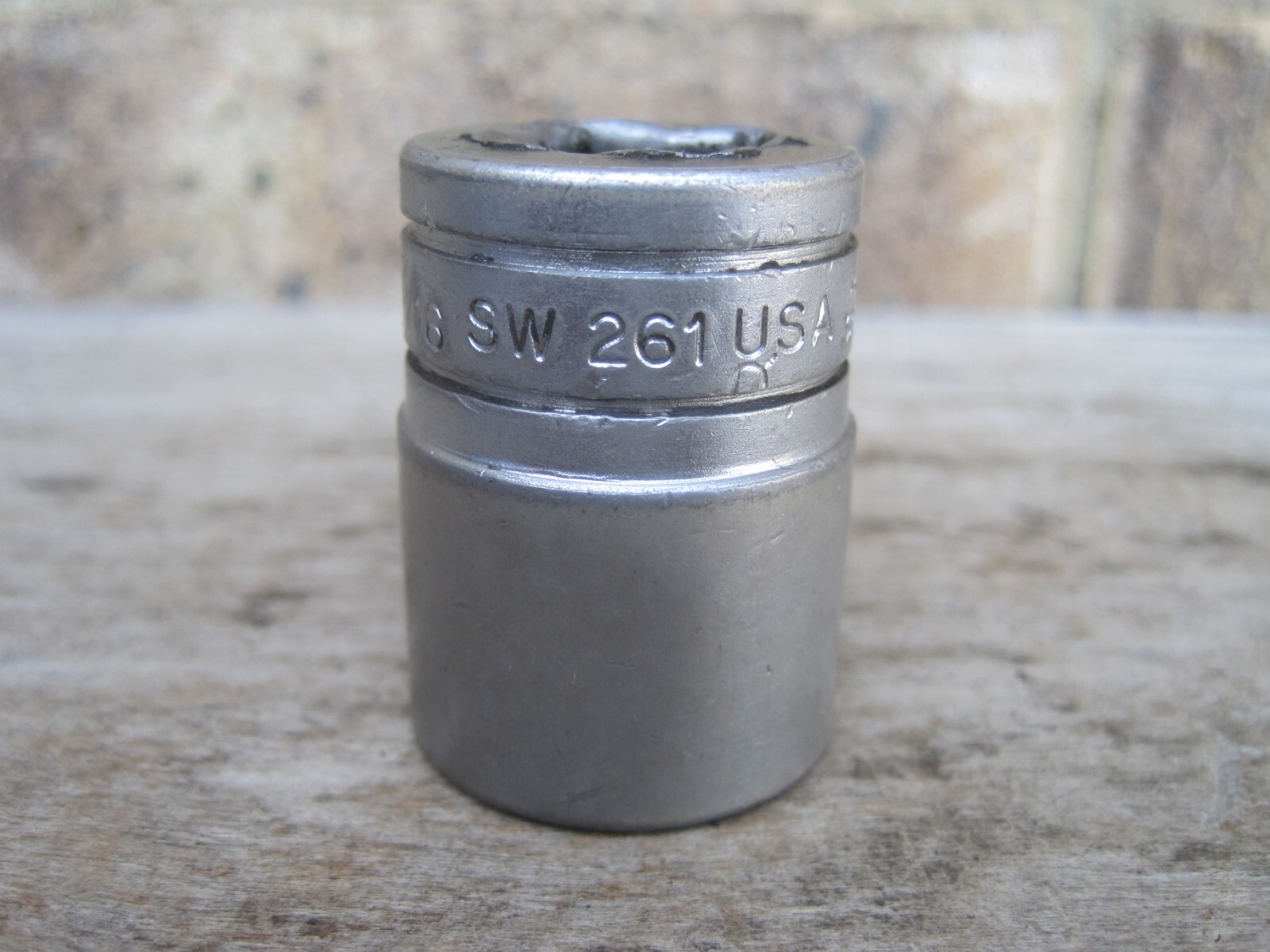Snap-On Tools SW-261 1/2″ Drive 13/16” 12 Point Socket USA OLD LOGO