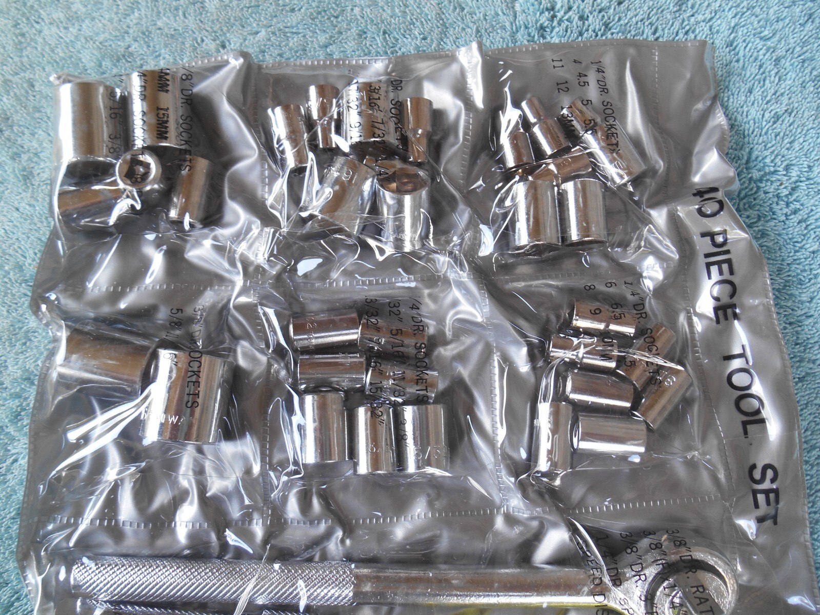 Turnbull Tools 40 piece Tool Set NEW OLD Stock Ratchet Sockets