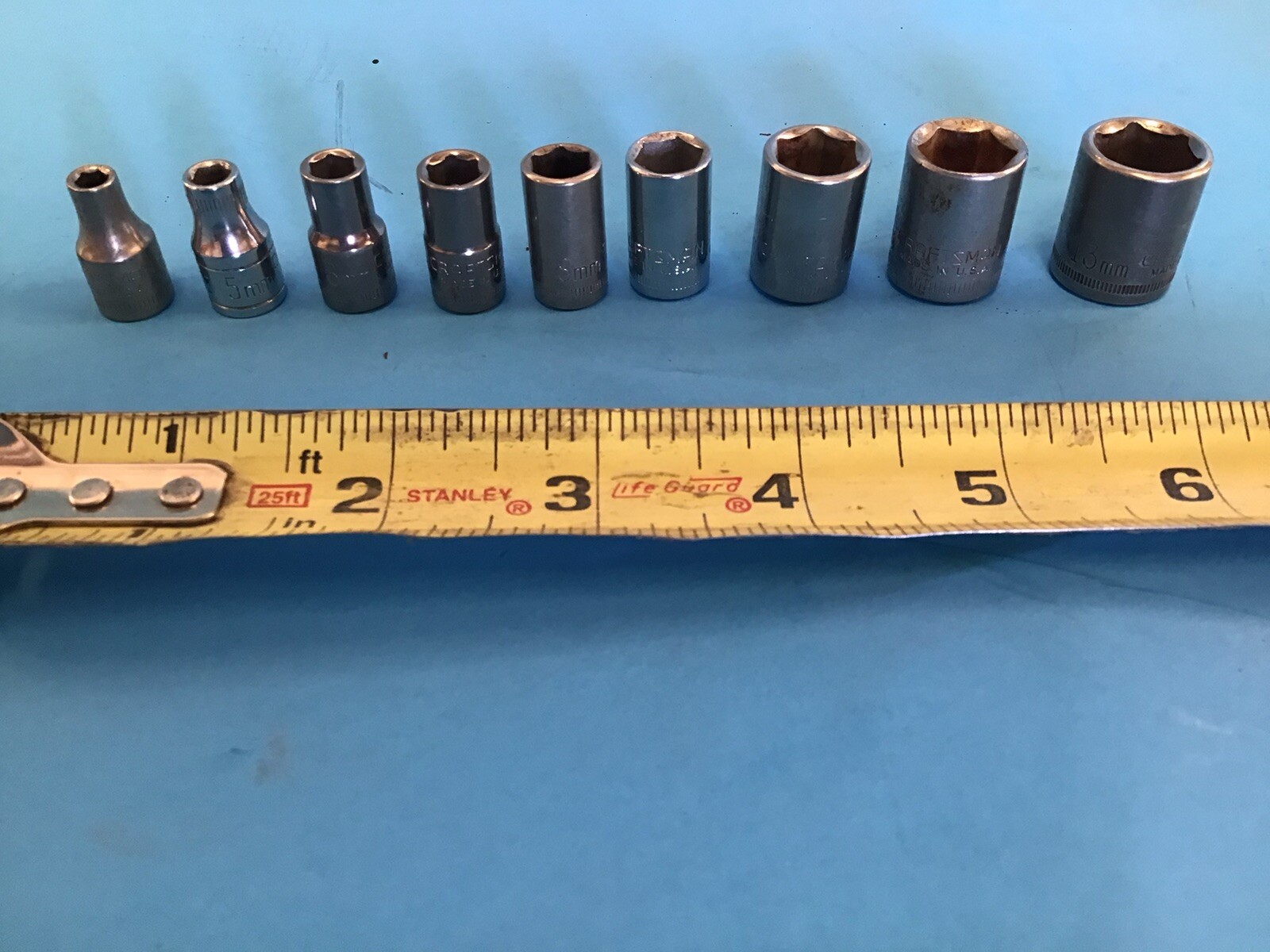Craftsman 1/4” Drive Sockets, Metric
