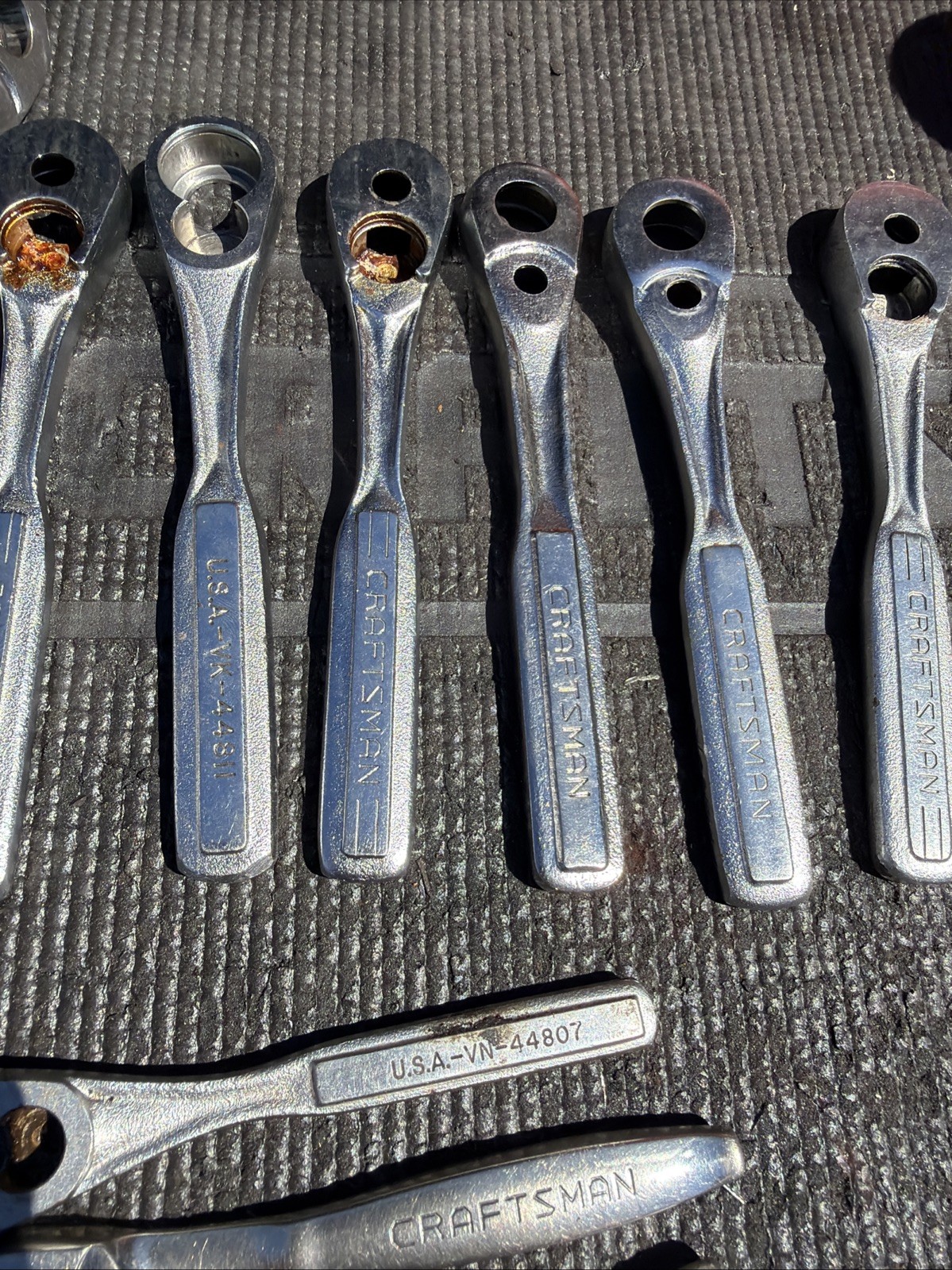 (14) Sears Craftsman Ratchet Bodies ONLY NO GUTS 1/2” Drive 3/8” & 1/4” 3 FLEX!$