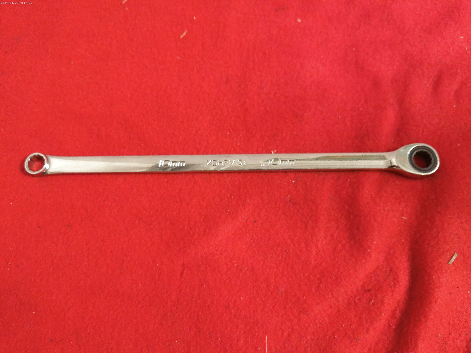Snap On 10mm Double End Wrench with One Ratcheting Side13″ Long xdhrm10