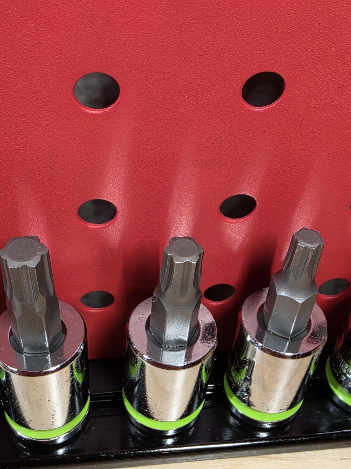 GRIPEDGE HEX Bit Socket Set 7-Piece 4-10mm 3/8» Drive Short RPT Hex Set