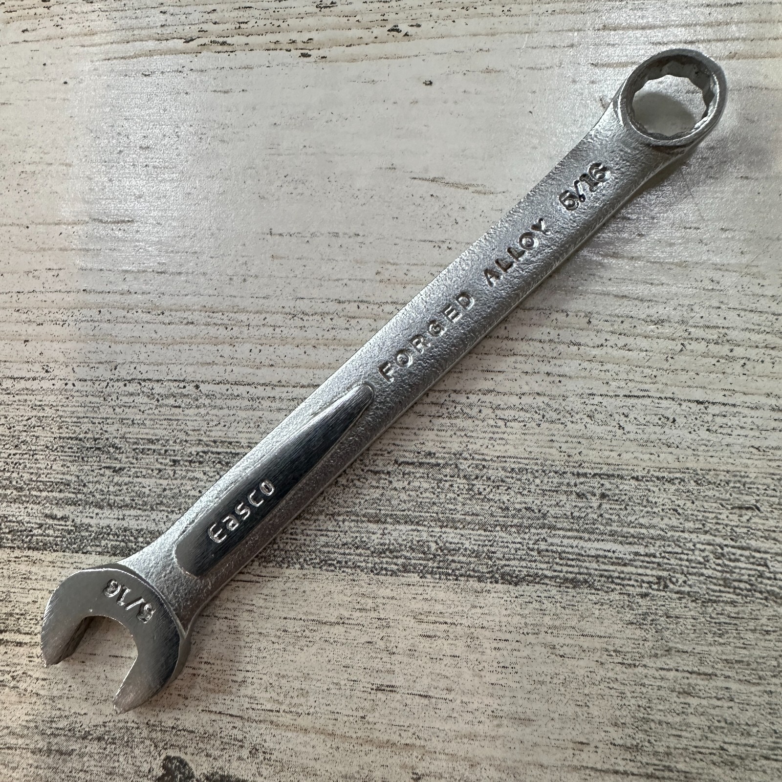 Easco Combination Wrench SAE 5/16″ Forged Alloy 63110 Made in USA 12 Point